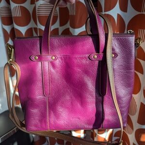 Fossil Leather Crossbody Bag